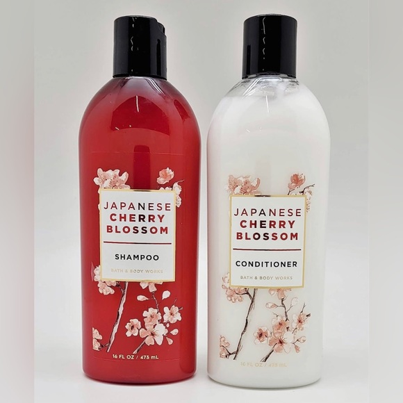 Bath & Body Works Hair Bath Body Works 2 Pc Japanese Cherry Blossom